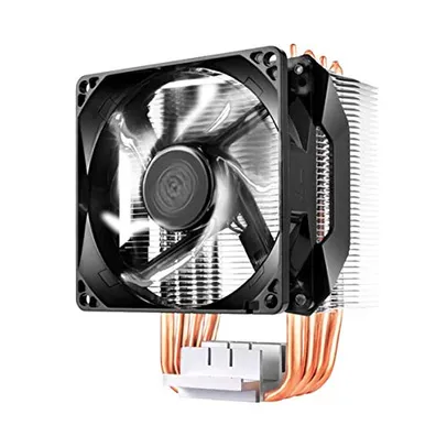 Air Cooler Para Processador Cooler Master Hyper H411R (Led Branco) Com 4 HeatPipes e Ventoinha 92mm