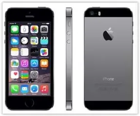 [Fastshop]iPhone 5s Space Gray, com Tela de 4”, 4G, 16 GB e Câmera de 8 MP - ME432BR/A por R$ 1785