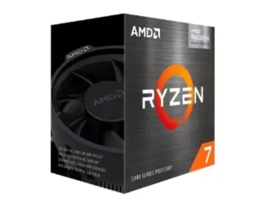 Processador AMD Ryzen 7 5700G, 3.8GHz (4.6GHz Max Turbo), Cache 20MB, 8 Núcleos, 16 Threads, Vídeo Integrado, AM4 - 100-100000263BOX