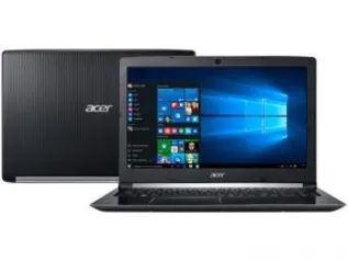 Notebook Acer Aspire 5 A515-51G-71KU Core i7 - 8GB 1TB LED 15,6”, GT 940MX  - R$ 2789