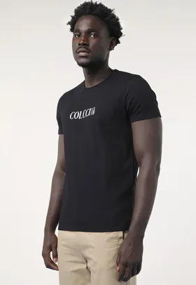 Saindo por R$ 99,99: Camiseta Colcci Logo Preta | Pelando