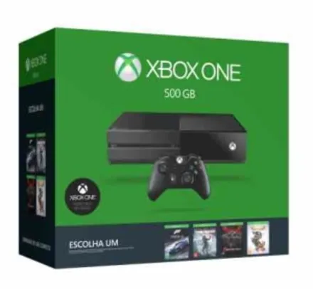 Saindo por R$ 1373: [Saraiva] Xbox One 500GB + Jogo à sua escolha | Pelando