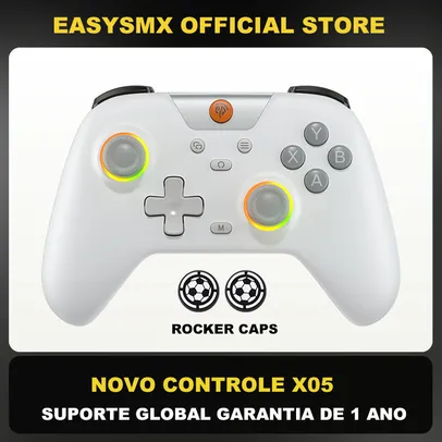 EasySMX X05 controle Gamepad Sem Fio com Bluetooth, Dongle, Com Fio para PC/Celular/Switch/ Steam Gamer, Efeito Hall - AliExpress 44