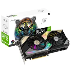 Placa de Vídeo Asus NVIDIA GeForce KO RTX 3070 V2 Gaming, 14Gbps, 8GB GDDR6, DLSS, Ray Tracing - 90YV0FQF-M0NA00