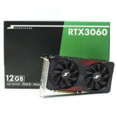 Placa de Vídeo SuperFrame NVIDIA GeForce RTX 3060, 12GB, GDDR6, DLSS, Ray Tracing, RTX3060/12GD6P2IP3