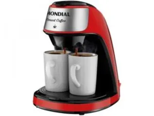 Cafeteira Elétrica Mondial Smart Coffee C-42-2XRI - 2 Cafés Vermelha | R$ 80