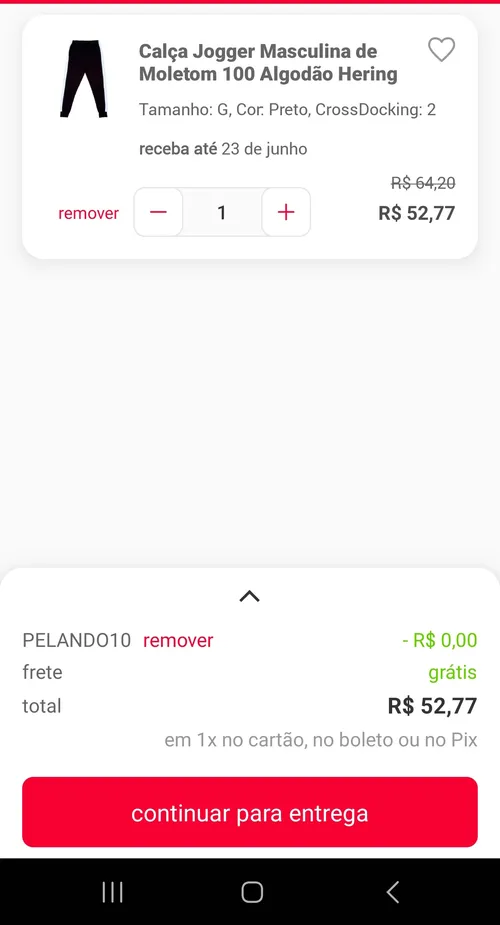 Imagen na descrição da promoção