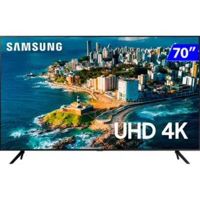 Foto do produto Smart TV 70" Samsung Crystal 4K