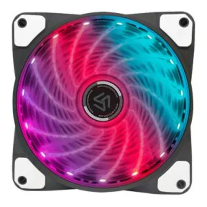 Cooler Para Gabinete Alseye SoonCool Rainbow RGB 120MM SC-120-RR - R$40