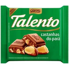 [6unid.] Chocolate Talento Castanhas do Pará Garoto- 90g