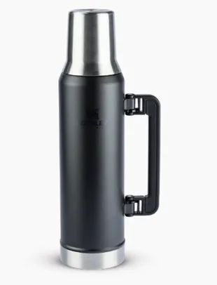 [Legendários] Garrafa Térmica Mate System Matte Black | 1.6L