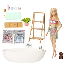 Barbie Fashion & Beauty Boneca e banheira Banho de Confete