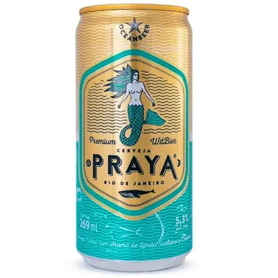 Cerveja Witbier Vegana Praya Lata 269ml