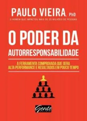 [Cliente Ouro] Livro - O poder da autorresponsabilidade: Livro de bolso | R$6