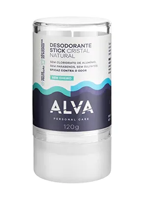 (Leve 2 Pague 1 + REC) Desodorante Stick Cristal 120g - Alva