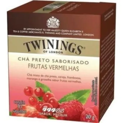 Twinings of London Chá Preto Frutas Vermelhas Caixa com 10 Saches