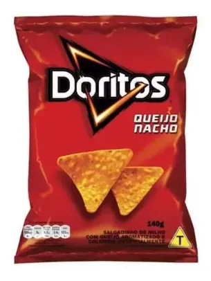 Salgadinho De Milho Queijo Nacho Doritos Pacote 140g (Tamanho Grande)