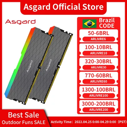 RAM - Asgard W2 Series Rgb Ddr4 2x8G 3200mhz- Aliexpress