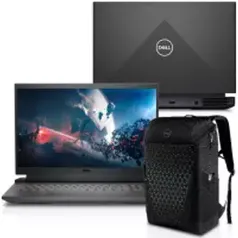 Notebook Gamer Dell i5-12500H 8GB SSD 256GB Geforce RTX 3050 - G15-i1200-M10BP + Mochila Dell Gaming