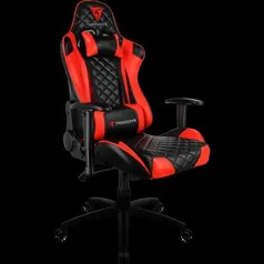 Cadeira Gamer Profissional TGC12 Preta e Vermelha THUNDERX3 | R$1204