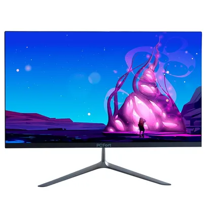 Monitor Gamer Concórdia PCFort 23.8" LED Full HD, 165Hz, 1ms, HDMI/DisplayPort, FreeSync, Preto e Prata - H238F165