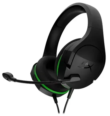 Headset Gamer HyperX CloudX Stinger Core, Xbox, 3.5mm, Black/Green, HX-HSCSCX-BK