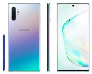 [R$2.992 Cliente Ouro] Smartphone Samsung Galaxy Note 10+ 256GB Prata 4G - 12GB RAM 6,8”