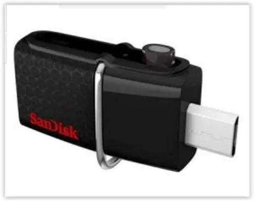 [Submarino] Pen Drive 32GB Sandisk Ultra Dual Drive USB 3.0 - Preto por R$ 60