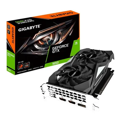 Placa de Video Gigabyte GeForce GTX 1650 OC 4GB GDDR5 128-bit, GV-N1650OC-4GD