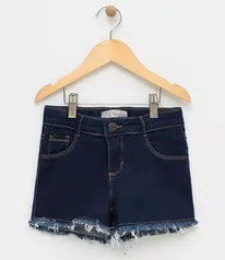 SHORT INFANTIL EM JEANS - TAM 5 A 14 AZUL