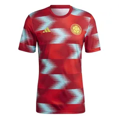 Camisa Seleção Colômbia Pré-jogo 22/23 Adidas Masculina