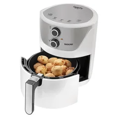 [APP] Airfryer Fritadeira Lightfry Branca Em Inox 4 Litros 127V- Suggar | R$270