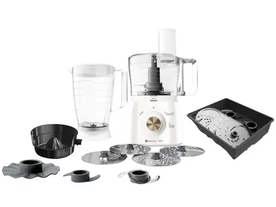 Multiprocessador de Alimentos Philips Walita - Branco Viva RI7636 750W