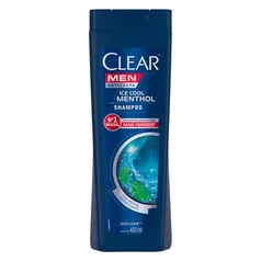 Clear, Shampoo Men Anticaspa, Ice Cool Menthol , 400ml