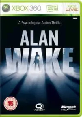 [CDKeys] Alan Wake código digital para Xbox 360/One - R$10