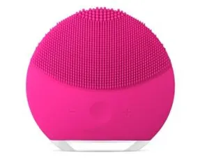 Escova Esponja Forever de limpeza de pele facial Massageadora de Silicone Pink | R$13