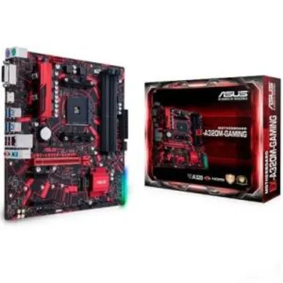 Placa-Mãe Asus EX-A320M-Gaming, AMD AM4, mATX, DDR4 | R$480