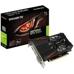 Placa de Vídeo Gigabyte NVIDIA GeForce GTX 1050 Ti D5 4G, GDDR5 | R$860