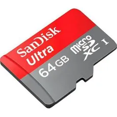 Micro SD 64GB Ultra Speed 48MB/S 320X - R$90,72