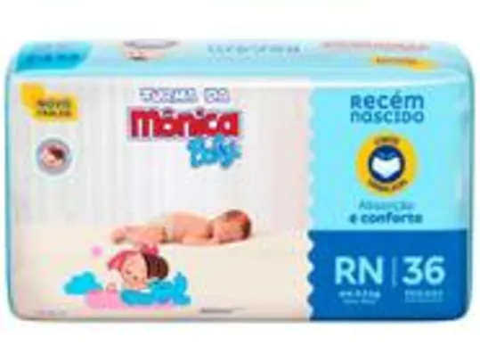 (APP) Fralda Turma da Mônica Baby Tam. RN até 4,5kg