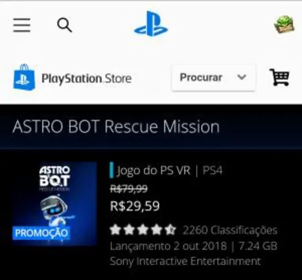PlayStation®VR Sale - Até 75% OFF em Jogos de VR