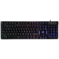 Teclado Gamer Dazz Rapid Fire Revolution USB - Preto em até 30x CC Ponto.