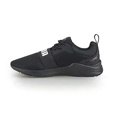 Tênis Puma Puma Wired Run BDP adulto-unissex, preto e branco, 