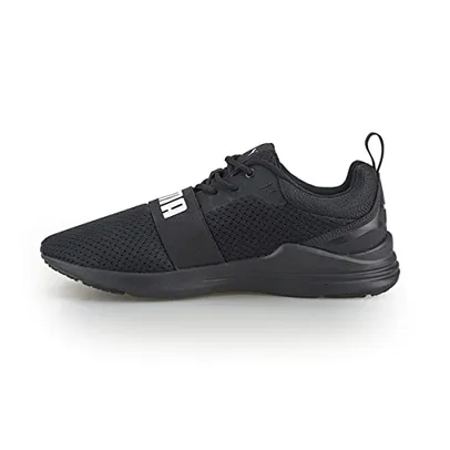 Tênis Puma Puma Wired Run BDP adulto-unissex, preto e branco, 