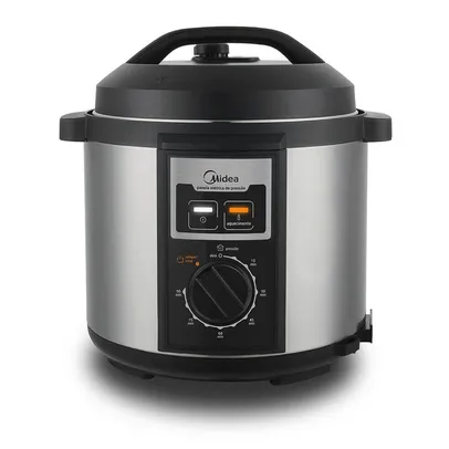 Panela Elétrica de Pressão Midea 6L Inox PPB72. 127V