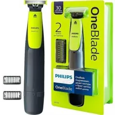 Barbeador Elétrico Philips OneBlade - Seco e Molhado 1 Velocidade