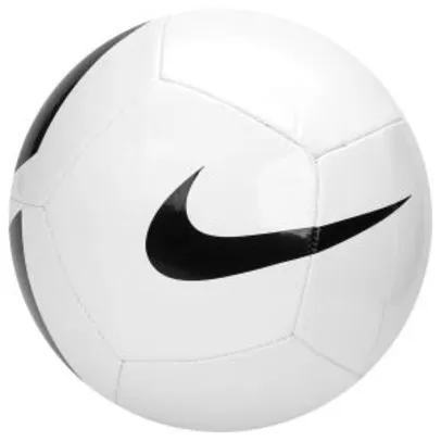 Bola Futebol Campo Nike Pich Team - Branco e Preto