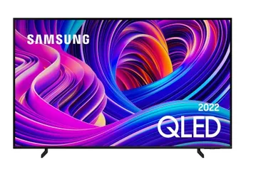 Smart TV Samsung 55" QLED 4K QN55Q60BAGXZD 2022 Tecnologia de Pontos Quânticos Som em Movimento