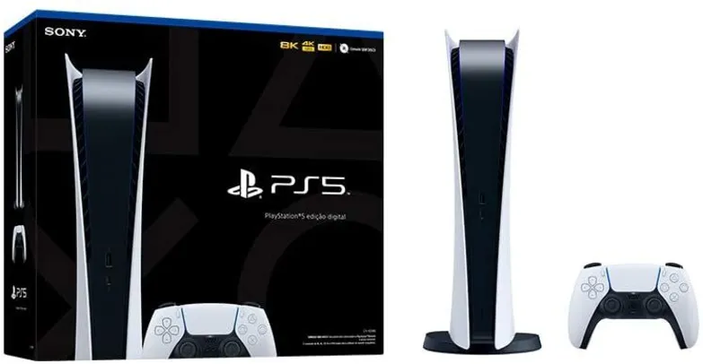 [PRIME/NOVO ESTOQUE HOJE 06/07/21 ÀS 16H] PlayStation 5 Digital Edition | R$4.299