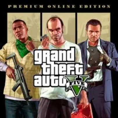 Jogo Grand Theft Auto V: Edição Online Premium - Midia digital - PS4